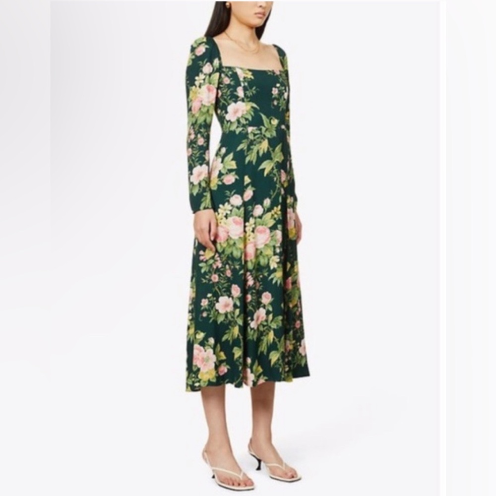 Reformation Sigmund Dress Belvedere Size 18